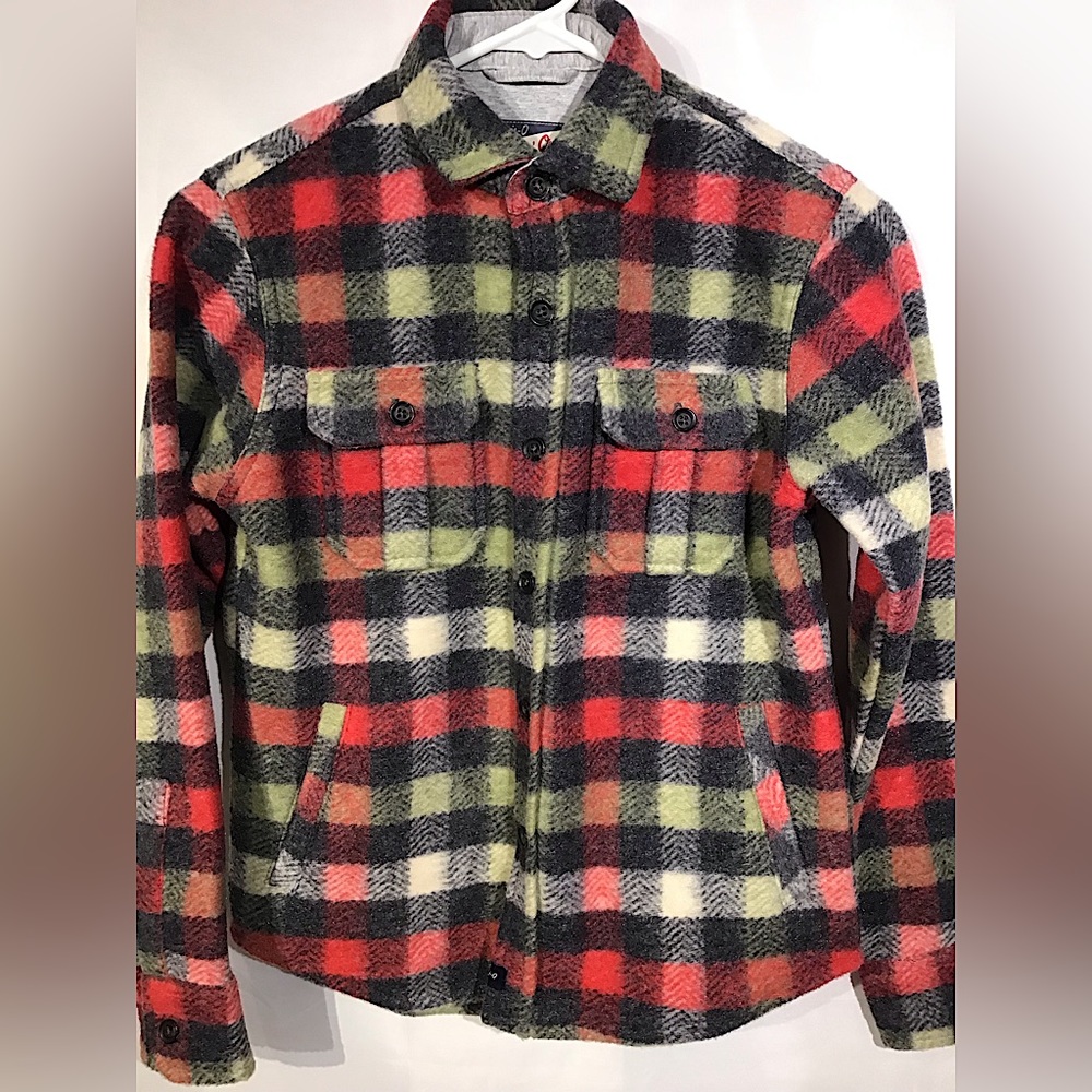 Johnnie-O Fleece Jacket/Shirt Y Sz 10